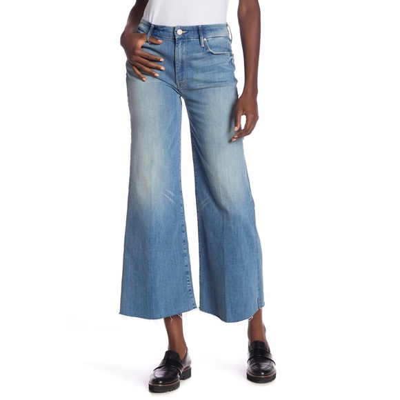 NWOT Mother denim roller snippet cropped fray - Picture 6 of 12